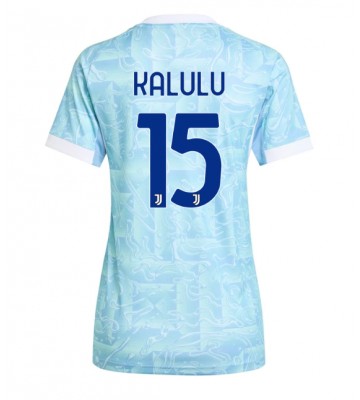 Juventus Pierre Kalulu #15 Udebanetrøje Dame 2025-26 Kortærmet